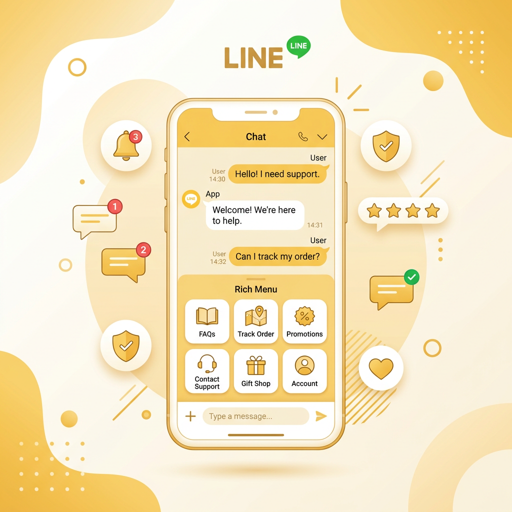 LINE公式アカウント支援